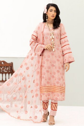 Sarang S-26 : Embroidered Karandi 3PC