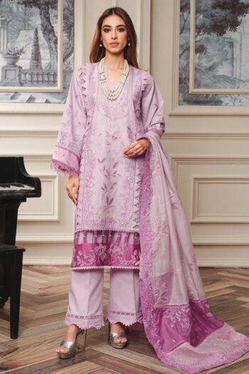 Surkhru S-23 : Embroidered Lawn 3pc