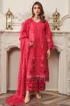 Surkhru S-24 : Embroidered Lawn 3pc
