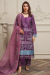 Surkhru S-25 : Embroidered Lawn 3pc