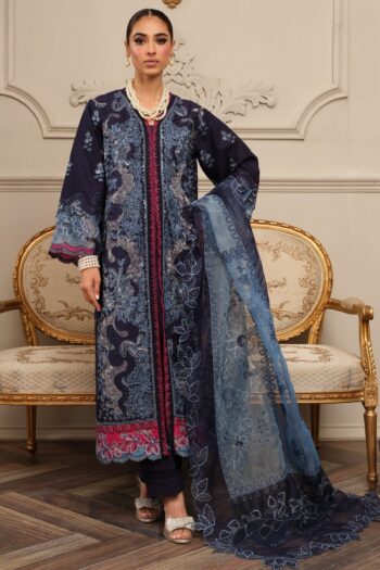 Surkhru S-27 : Embroidered Lawn 3pc
