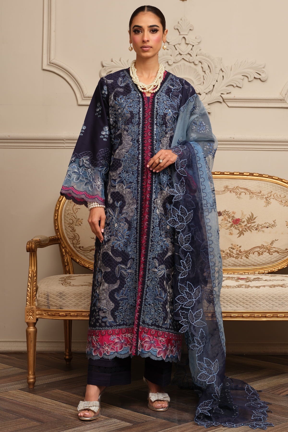 Surkhru-S-27-Unstitched-Embroidered-Lawn-3pc-Kleren-28746417045687
