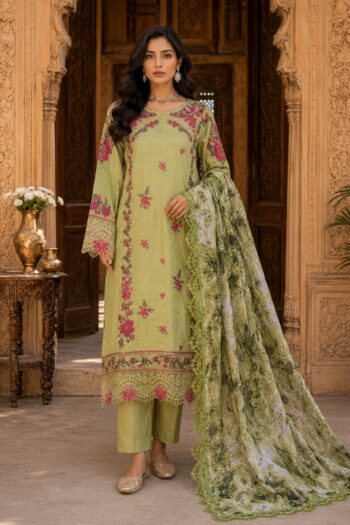 Surkhru S-31 : Embroidered Dobby 3pc