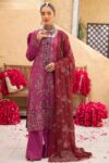 Tassawur TA-04 : Embroidered Slub Karandi 3PC
