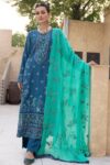 Tassawur TA-11 : Embroidered Slub Karandi 3PC