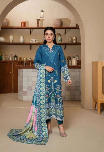 Teal Blossom Suit