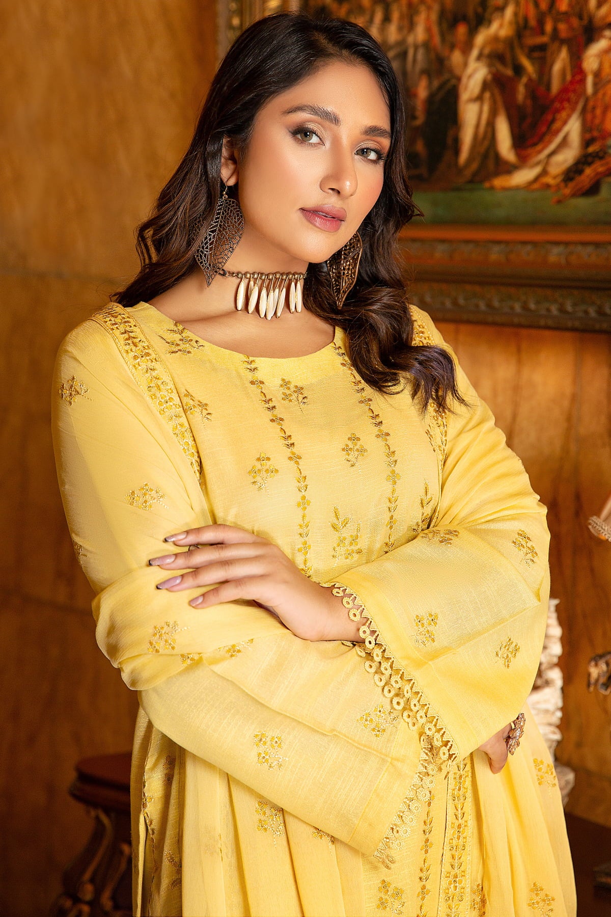Tehzeeb-T-21-Unstitched-Embroidered-Slub-Karandi-3PC-Kleren-28646714835127