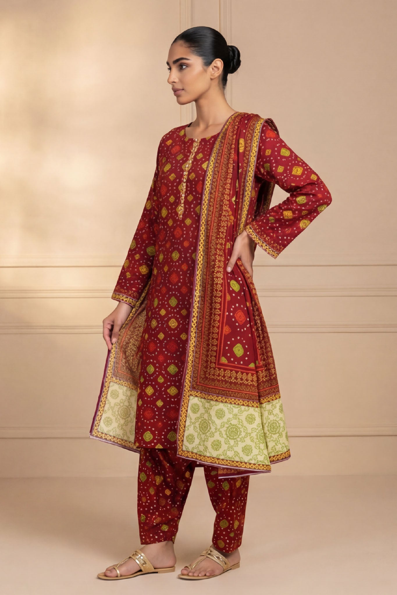 UNS-U-32-Unstitched-Printed-Lawn-3PC-Kleren-35349717844151