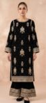 Black Velvet Embroidered - 2 Piece