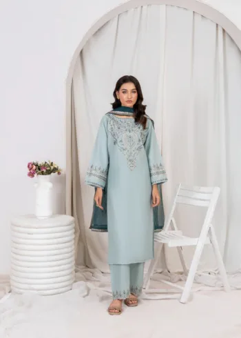 Lazule Embroidered 3PC
