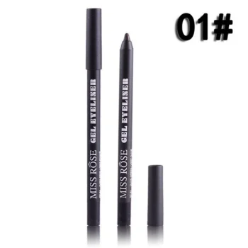 Miss Rose Waterproof Make Up Eyeliner Pencil - Black