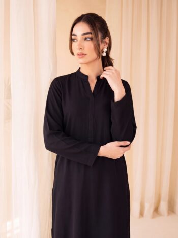 D13 Black Georgette
